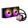 Cooler Master , MasterLiquid 240L Core ARGB Cooler , Black , Cooler