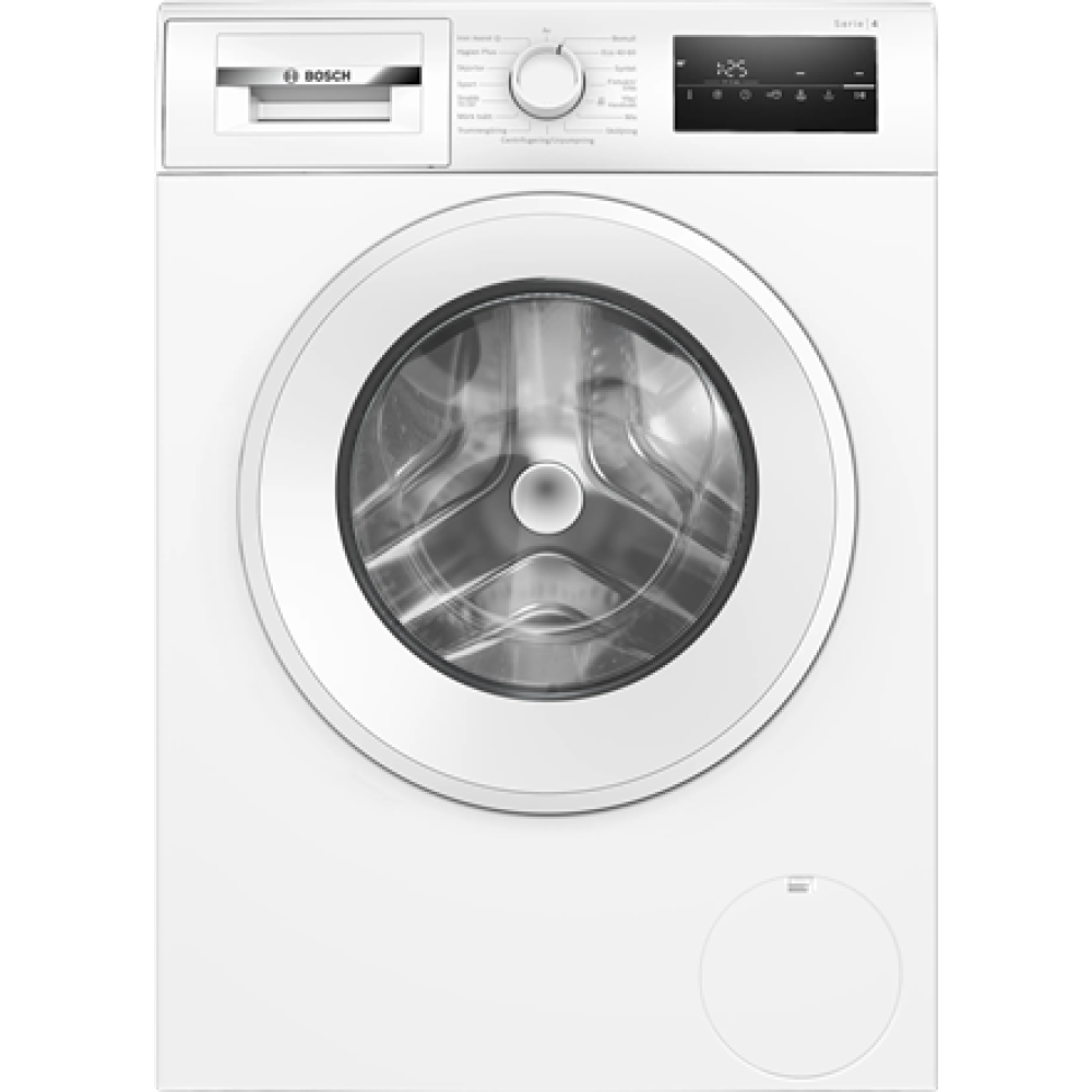 Bosch , Washing Machine , WAN2829LSN , Energy efficiency class A , Front loading , 1400 RPM , Washing capacity 9 kg , Depth 63 cm , Width 60 cm , Display , LED , Steam function , White
