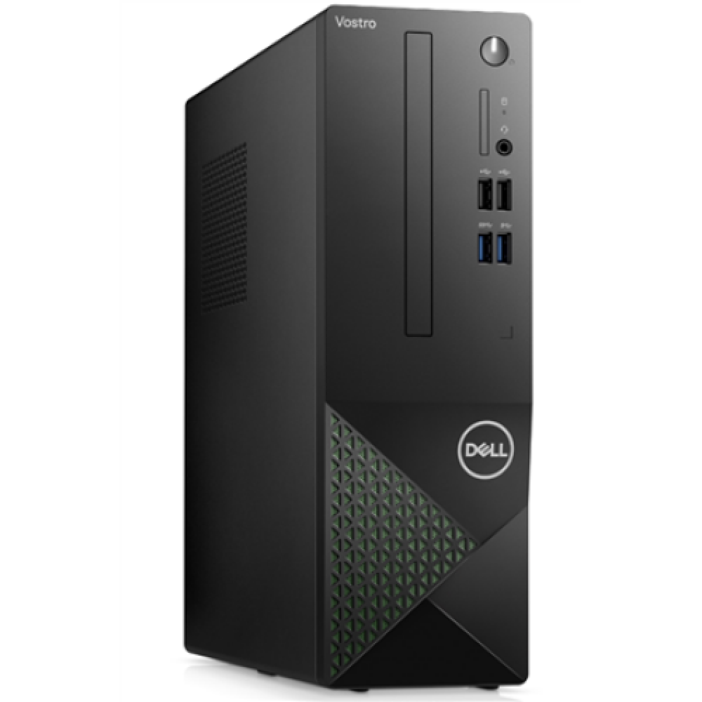 Dell , Vostro SFF , 3710 , Desktop , Tower , Intel Core i3 , i3-12100 , Internal memory 8 GB , DDR4 , Solid-state drive capacity 256 GB , Intel UHD Graphics 730 , Tray load DVD Drive , Keyboard language English , Ubuntu , Warranty ProSupport, NBD Onsite 3