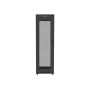 Lanberg , Rack cabinet 19 free-standing 42U/600x1000 (flat pack) with mesh door lCD V2 , FF01-6042-23BL , Black
