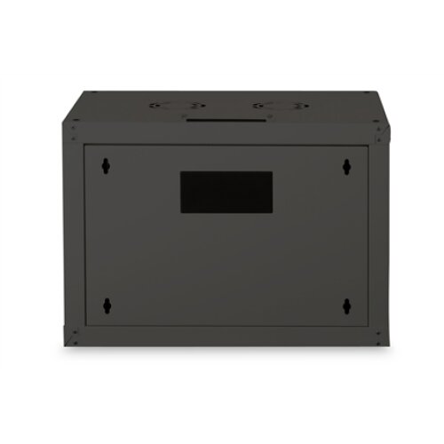 Digitus , Wall Mounting Cabinet , DN-19 07-U-SW , IP protection class: IP20; Front door: Glass door, single opening; Cabinet type: Wall mounting cabinet; Equipment mounting depth min.-max.: 305-370 mm; Load capacity: 100 kg; Dimensions 420 x 600 x 450 mm,