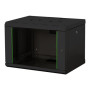 Digitus , Wall Mounting Cabinet , DN-19 07-U-SW , IP protection class: IP20; Front door: Glass door, single opening; Cabinet type: Wall mounting cabinet; Equipment mounting depth min.-max.: 305-370 mm; Load capacity: 100 kg; Dimensions 420 x 600 x 450 mm,