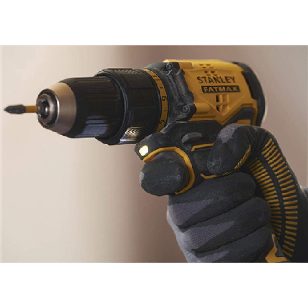 Stanley , 18V V20 Brushless Drill Driver - 2.0Ah Kit , SFMCD710D2K-QW , 18 V , 2.0 Ah , Lithium Ion