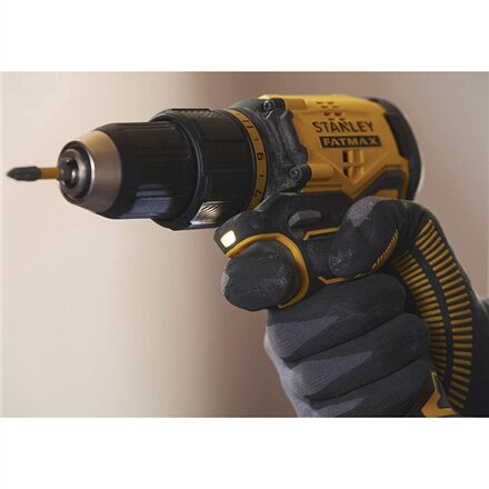 Stanley , 18V V20 Brushless Drill Driver - 2.0Ah Kit , SFMCD710D2K-QW , 18 V , 2.0 Ah , Lithium Ion