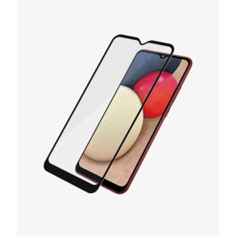 PanzerGlass Case Friendly Screen Protector 7262 Samsung Galaxy A02s, Black, Edge-to-Edge