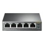 TP-LINK , Switch , TL-SG1005P , Unmanaged , Desktop , Gigabit Ethernet (copper) ports quantity 5 , Power over Ethernet (PoE) ports quantity 4 , Power supply type External