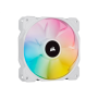 Corsair , 120mm White PWM Fan, Triple Pack with Lighting Node CORE , iCUE SP120 RGB ELITE Performance , Case Fan