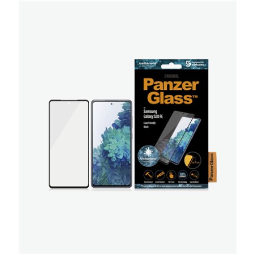 PanzerGlass , Samsng , Galaxy S21 FE CF , Hybrid glass , Black , Antibacterial; Works with in-screen fingerprint reader; Full frame coverage; Rounded edges , Screen Protector