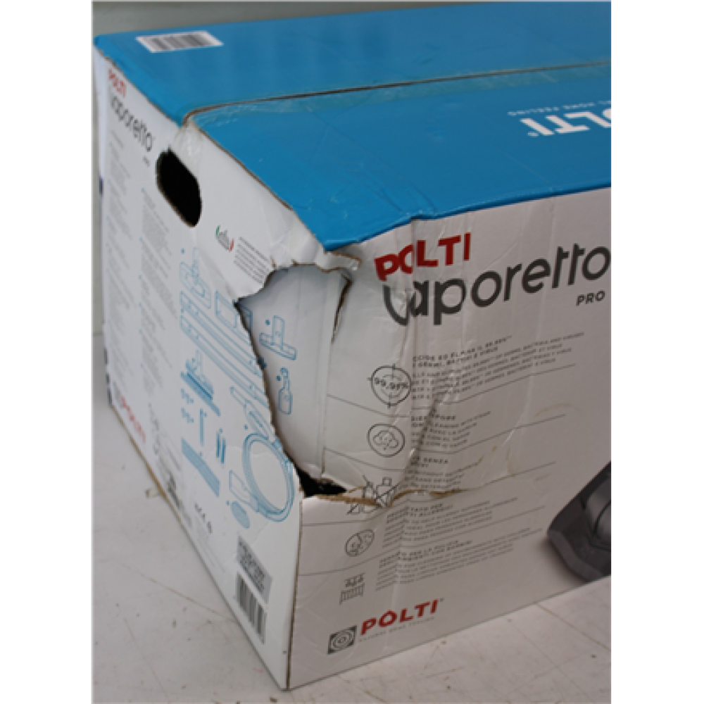 SALE OUT. , Polti , Steam cleaner , PTEU0313 Vaporetto Pro 100 Eco Power , Power 1900 W , Steam pressure 5.5 bar , Water tank capacity 2 L , White/Blue , DAMAGED PACKAGING , Warranty 24 month(s)