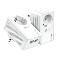 TP-LINK , AV1000 2-Port Gigabit Passthrough Powerline Starter Kit , TL-PA7027P KIT , 10/100/1000 Mbit/s , Ethernet LAN (RJ-45) ports 2 , No Wi-Fi , Extra socket