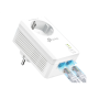 TP-LINK AV1000 2-Port Gigabit Passthrough Powerline Starter Kit TL-PA7027P KIT 10/100/1000 Mbit/s, Ethernet LAN (RJ-45) ports 2, No Wi-Fi, Extra socket