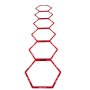 Pure2Improve , Hexagon Agility Grid , Red