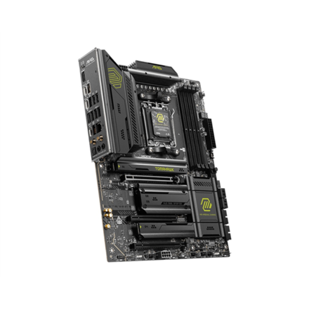 MSI MAG X870E TOMAHAWK WIFI , Processor family AMD , Processor socket AM5 , DDR5 , Supported hard disk drive interfaces SATA, M.2 , Number of SATA connectors 4