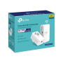 TP-LINK , AV1000 Gigabit Passthrough Powerline ac Wi-Fi Kit , TL-WPA7617 KIT with TL-PA7017P , 10/100/1000 Mbit/s , Ethernet LAN (RJ-45) ports 2 , 802.11ac , 2.4 GHz/5.0 GHz , Wi-Fi data rate (max) 300+867 Mbit/s , Extra socket
