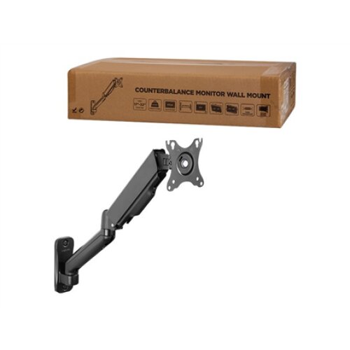 Logilink , Wall mount , Tilt, swivel, rotate , 17-32 , Maximum weight (capacity) 9 kg , Black