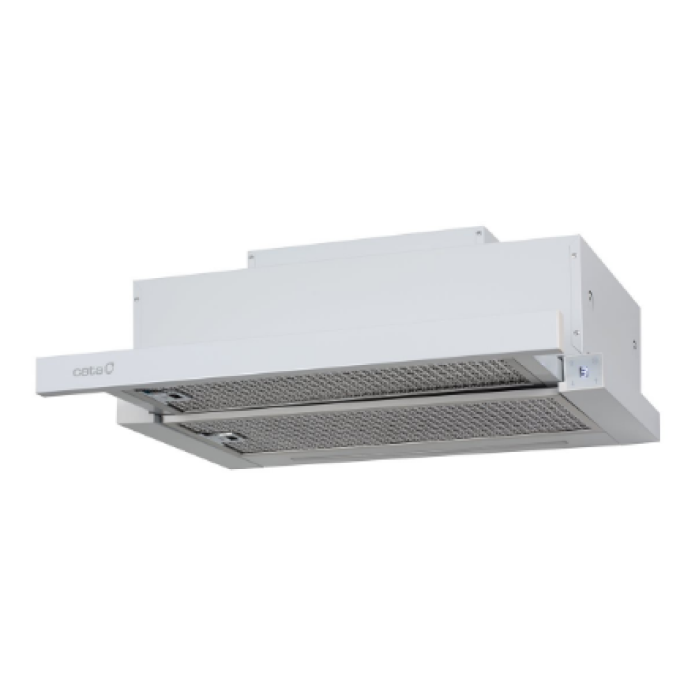 CATA , Hood , TFH 6630 WH , Telescopic , Energy efficiency class A+ , Width 60 cm , 605 m³/h , Touch control , LED , White