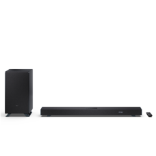 Sharp , 3.1.2 Dolby Atmos/DTS:X Soundbar with Wireless Subwoofer , HT-SBW53121(BK) , 550 W , Bluetooth , Black , Wireless connection