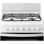 INDESIT Cooker IS5G5PHW/E Hob type Gas, Oven type Electric, White, Width 50 cm, Grilling, 60 L, Depth 60 cm