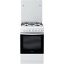 INDESIT Cooker IS5G5PHW/E Hob type Gas, Oven type Electric, White, Width 50 cm, Grilling, 60 L, Depth 60 cm