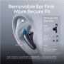 Anker Soundcore True Wireless Earphones , Liberty Buds , Bluetooth , Semi-in-ear , Microphone , Black , Noise canceling , Noise reduction