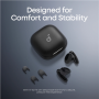 Anker Soundcore True Wireless Earphones , Liberty Buds , Bluetooth , Semi-in-ear , Microphone , Black , Noise canceling , Noise reduction