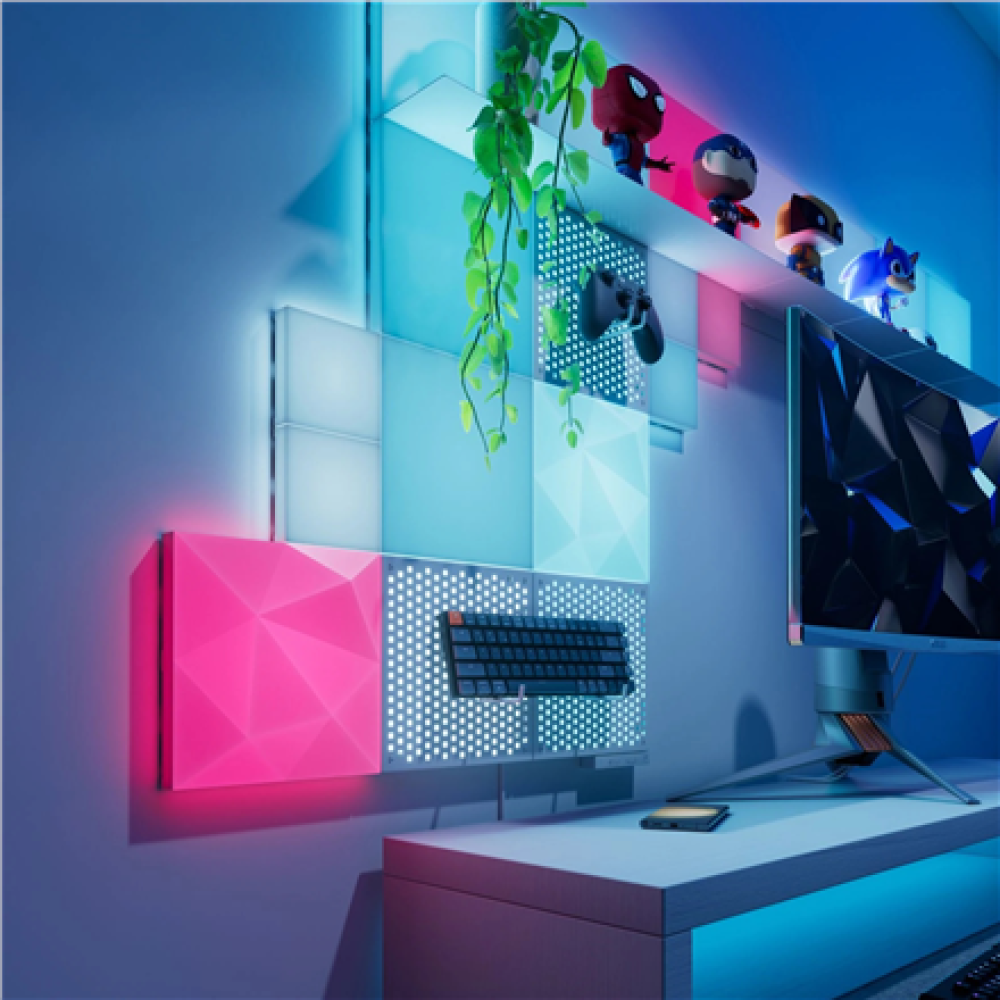 Nanoleaf Blocks Small Squares Add-On Kit (4 Panels),16M+ colours