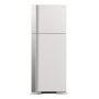 Hitachi Refrigerator R-VG541PRU0 (GPW) Energy efficiency class F, Free standing, Height 183.5 cm, No Frost system, Fridge net capacity 333 L, Freezer net capacity 117 L, Display, Glass Pure White