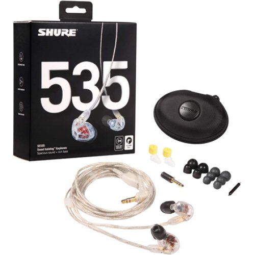 Shure SE535 Earphone, Clear , Shure