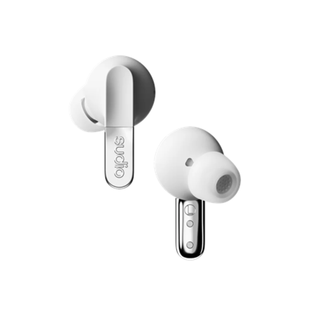 Sudio Earbuds , N3 Pro , Bluetooth , In-ear , Microphone , Chrome White , Noise canceling , Wireless