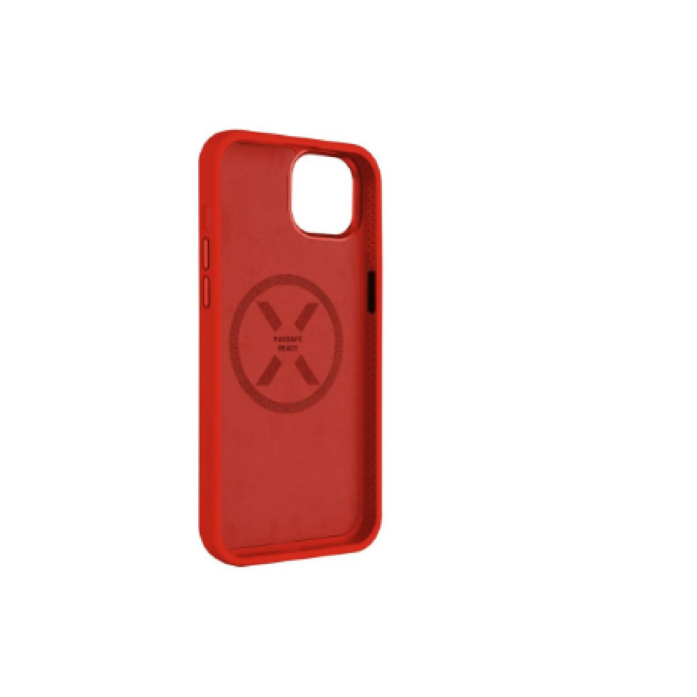 Fixed MagFlow , Back cover , Apple , iPhone 16 Pro Max , Liquid silicon , Red
