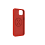 Fixed MagFlow , Back cover , Apple , iPhone 16 Pro Max , Liquid silicon , Red
