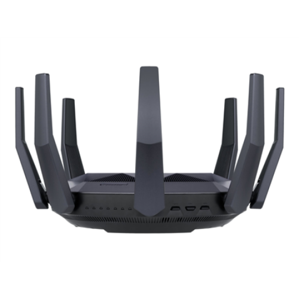 AX6000 Dual Band Router , RT-AX89X , 802.11ax , 4804+1300 Mbit/s , 10/100/1000 Mbit/s , Ethernet LAN (RJ-45) ports 8 , Mesh Support Yes , MU-MiMO Yes , Antenna type 8xExternal , 2xUSB 3.1 Gen 1