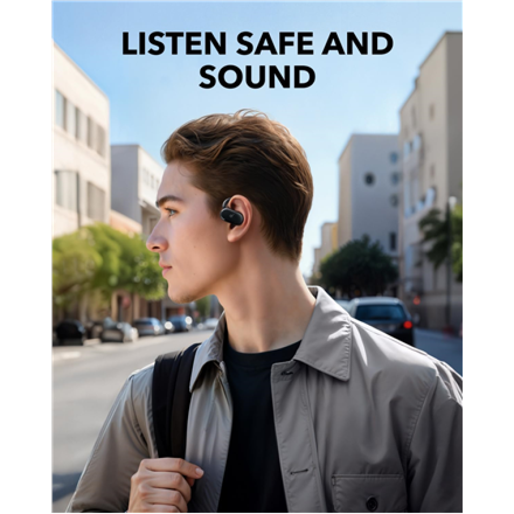 Anker Soundcore , Open-Ear Headphones , V20i , Bluetooth , Open-Ear , Microphone , Wireless , Black