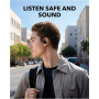 Anker Soundcore , Open-Ear Headphones , V20i , Bluetooth , Open-Ear , Microphone , Black , Wireless