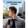 Anker Soundcore , Open-Ear Headphones , V20i , Bluetooth , Open-Ear , Microphone , Wireless , Black