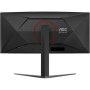 AOC , CU34G4 , 34 , Fast VA , UWQHD , 21:9 , 180 Hz , 1 ms , 3440 x 1440 pixels , 300 cd/m² , HDMI ports quantity 2 , Black