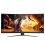 AOC CU34G4 , 34 , Fast VA , UWQHD , 21:9 , 180 Hz , 1 ms , 3440 x 1440 pixels , 300 cd/m² , HDMI ports quantity 2 , Black