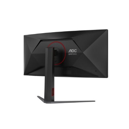 AOC , CU34G4 , 34 , Fast VA , UWQHD , 21:9 , 180 Hz , 1 ms , 3440 x 1440 pixels , 300 cd/m² , HDMI ports quantity 2 , Black
