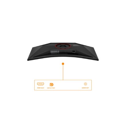 AOC , CU34G4 , 34 , Fast VA , UWQHD , 21:9 , 180 Hz , 1 ms , 3440 x 1440 pixels , 300 cd/m² , HDMI ports quantity 2 , Black