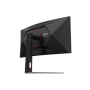 AOC , CU34G4 , 34 , Fast VA , UWQHD , 21:9 , 180 Hz , 1 ms , 3440 x 1440 pixels , 300 cd/m² , HDMI ports quantity 2 , Black