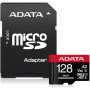 ADATA , AUSDX128GUI3V30SHA2-RA1 Memory Card , 128 GB , MicroSDXC , Flash memory class 10 , Adapter
