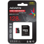 ADATA , AUSDX128GUI3V30SHA2-RA1 Memory Card , 128 GB , MicroSDXC , Flash memory class 10 , Adapter