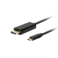 Lanberg USB-C to DisplayPort Cable, 0.5 m 4K/60Hz, Black , Lanberg , USB-C to DisplayPort Cable , CA-CMDP-10CU-0005-BK , 0.5 m , Black