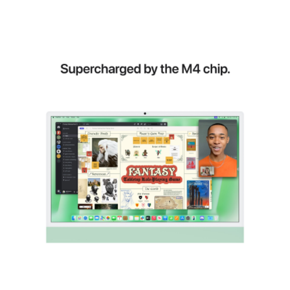 MWUE3ZE/A Apple iMac 24” 4.5K Retina, Apple M4 8C CPU, 8C GPU/16GB/256GB SSD/Green/INT , Apple