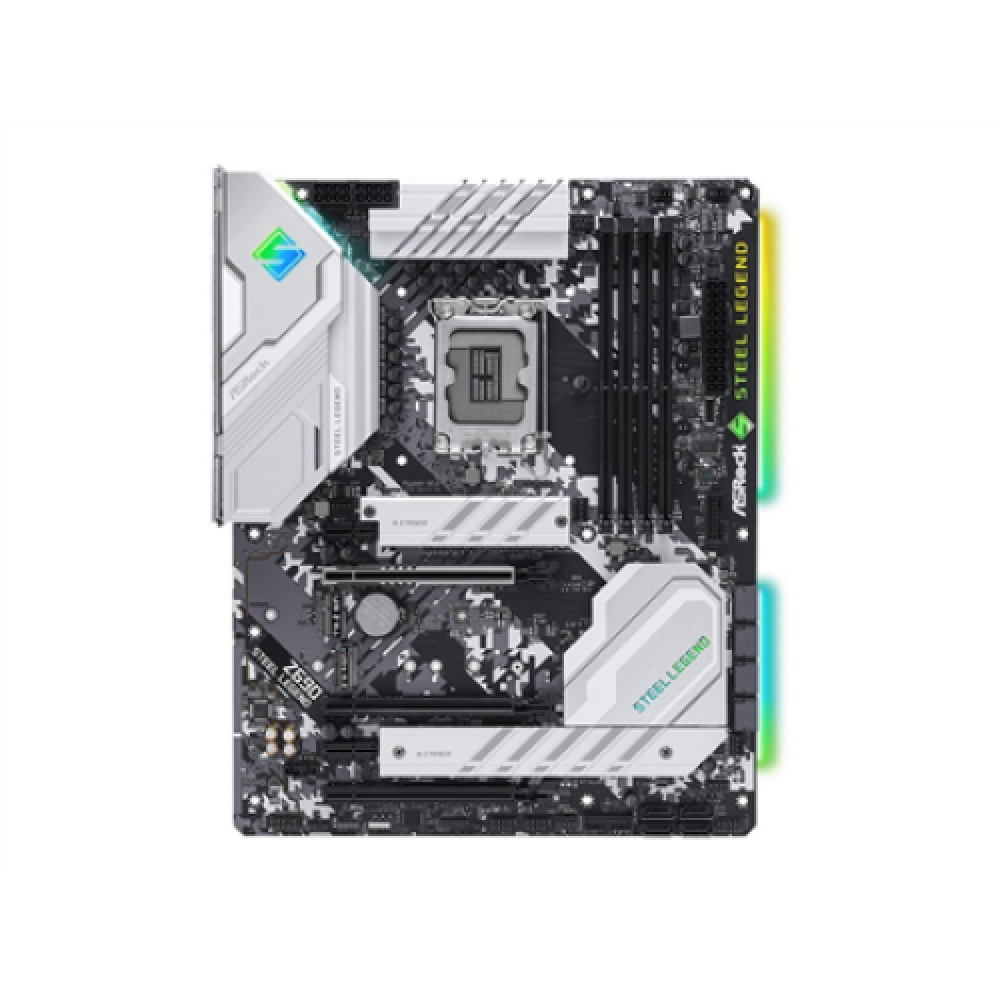 ASRock , Z690 Steel Legend , Processor family Intel , Processor socket LGA1700 , DDR4 DIMM , Memory slots 4 , Supported hard disk drive interfaces SATA3, M.2 , Number of SATA connectors 8 , Chipset Z690 , ATX