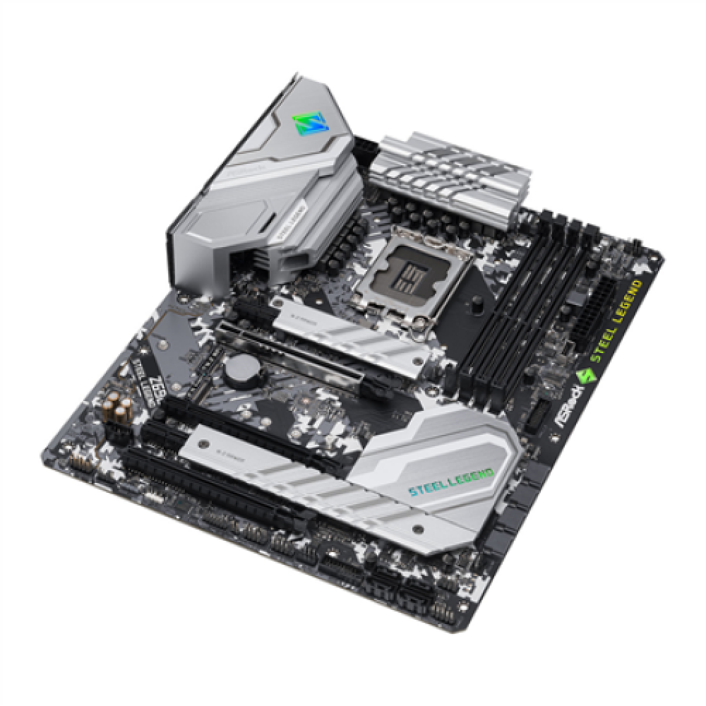 ASRock , Z690 Steel Legend , Processor family Intel , Processor socket LGA1700 , DDR4 DIMM , Memory slots 4 , Supported hard disk drive interfaces SATA3, M.2 , Number of SATA connectors 8 , Chipset Z690 , ATX