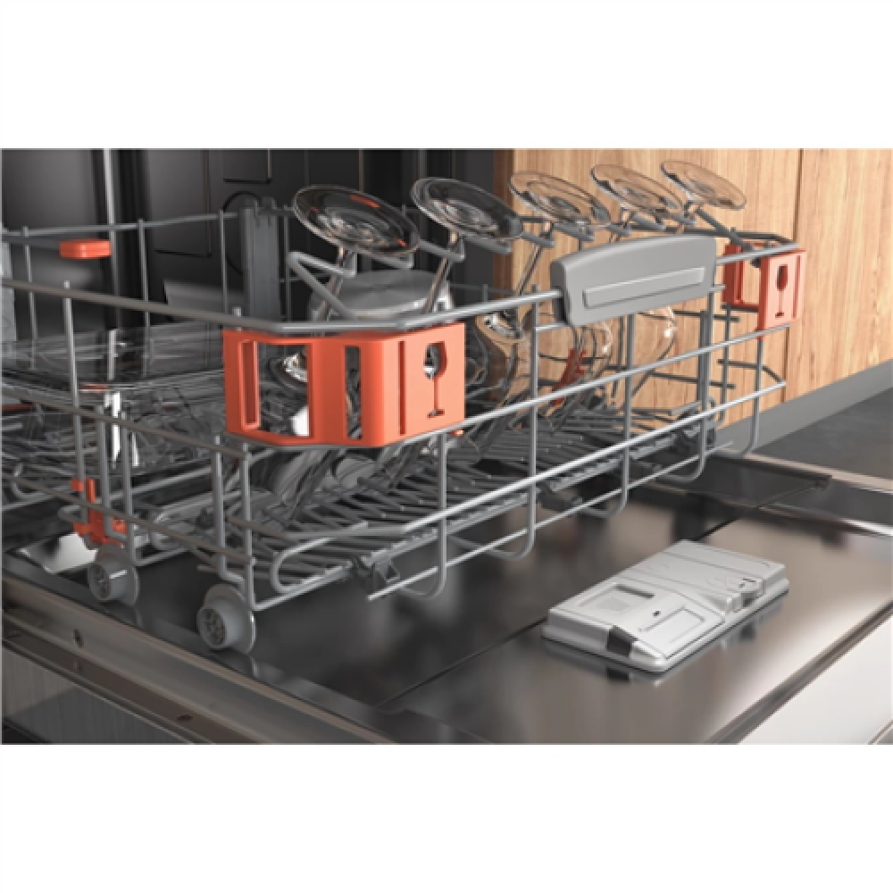 Hotpoint Dishwasher HFO 3T241 WFG X Free standing, Width 60 cm, Number of place settings 14, Energy efficiency class C, Display, Inox