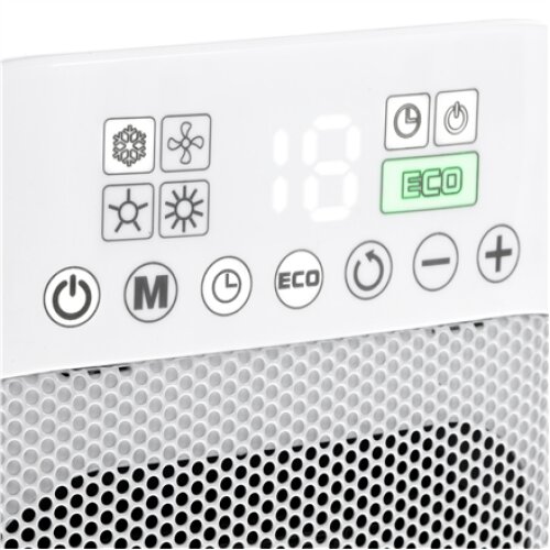 Adler , Heater with Remote Control , AD 7727 , Ceramic , 1500 W , Number of power levels 2 , Suitable for rooms up to 15 m² , White