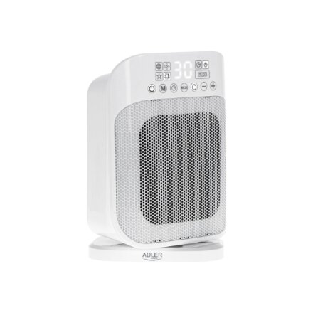 Adler , Heater with Remote Control , AD 7727 , Ceramic , 1500 W , Number of power levels 2 , Suitable for rooms up to 15 m² , White