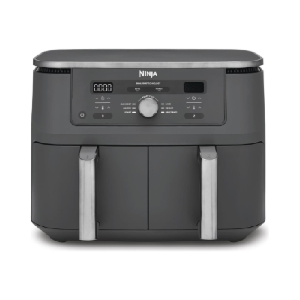 Dual Zone Airfryer , DZ400EU , NINJA Power 2470 W , Capacity 9.5 L , Gunmetal Grey